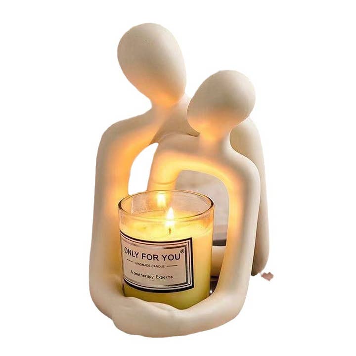 Support de téléphone pour décoration d'intérieur pour la Saint-Valentin, sculpture d'amour en résine pour la vente par Candles Meta