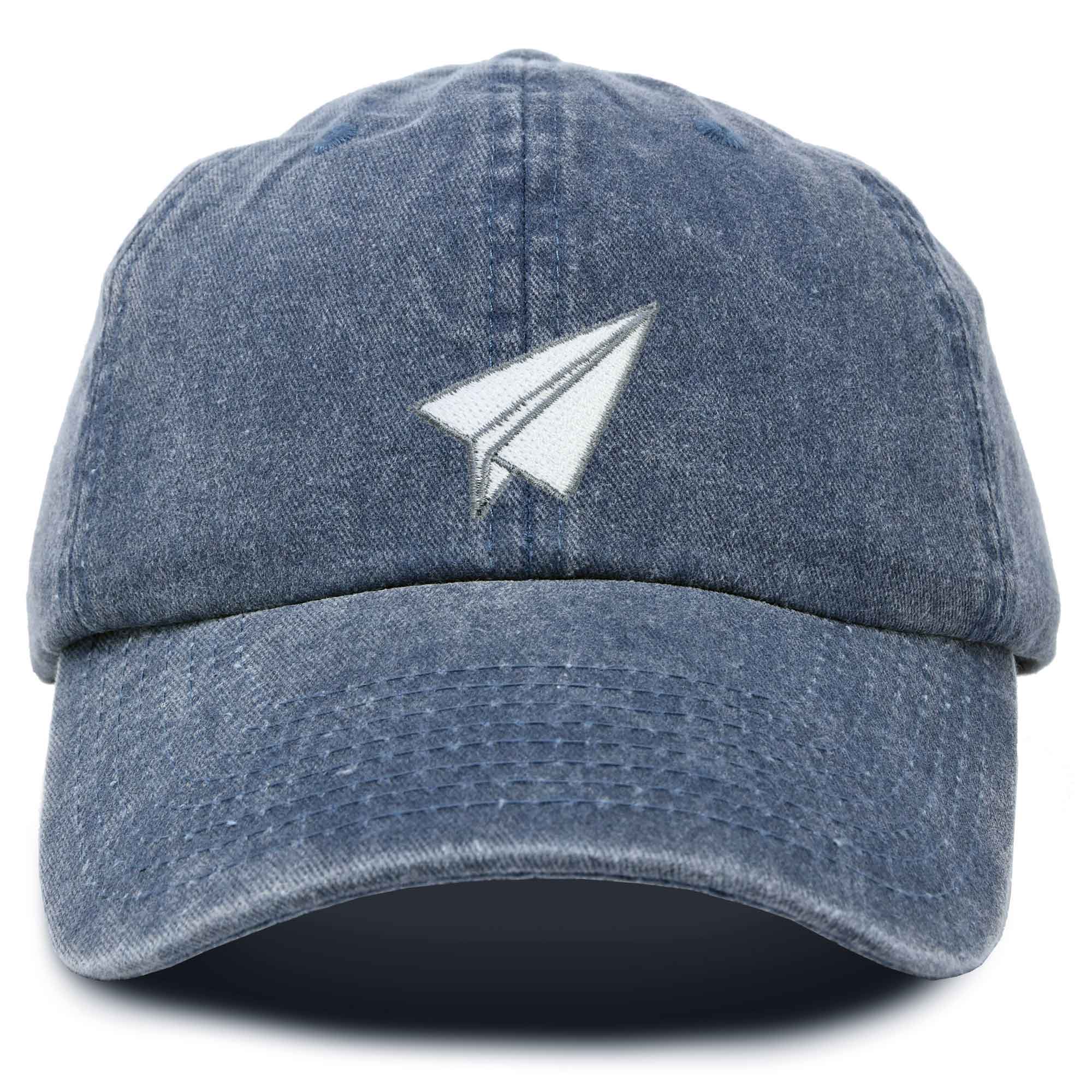 Dalix – Engroshandel Baseballkasket - Unisex – DALIX Paper Plane Hat Broderet Herre Dame Baseball Cap28