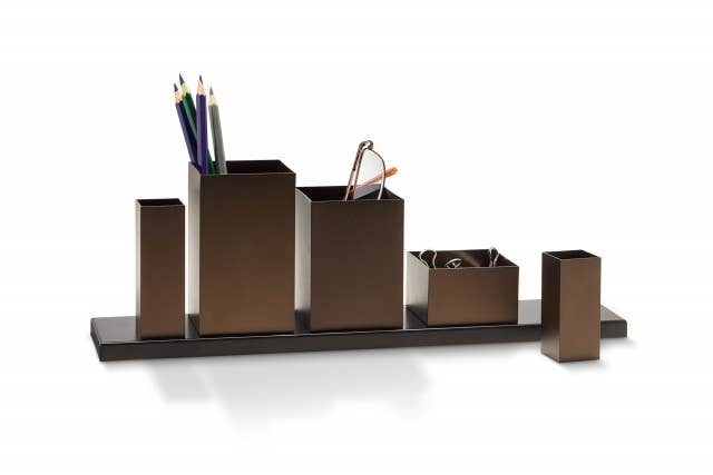 Philippi GmbH – Organizador de secretária por atacado – Theo office butler, conjunto com 7 peças1