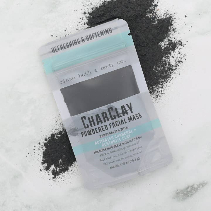 Rinse Bath Body Inc - Wholesale Skincare Face Mask - Facial Mask Bag | CharClay
