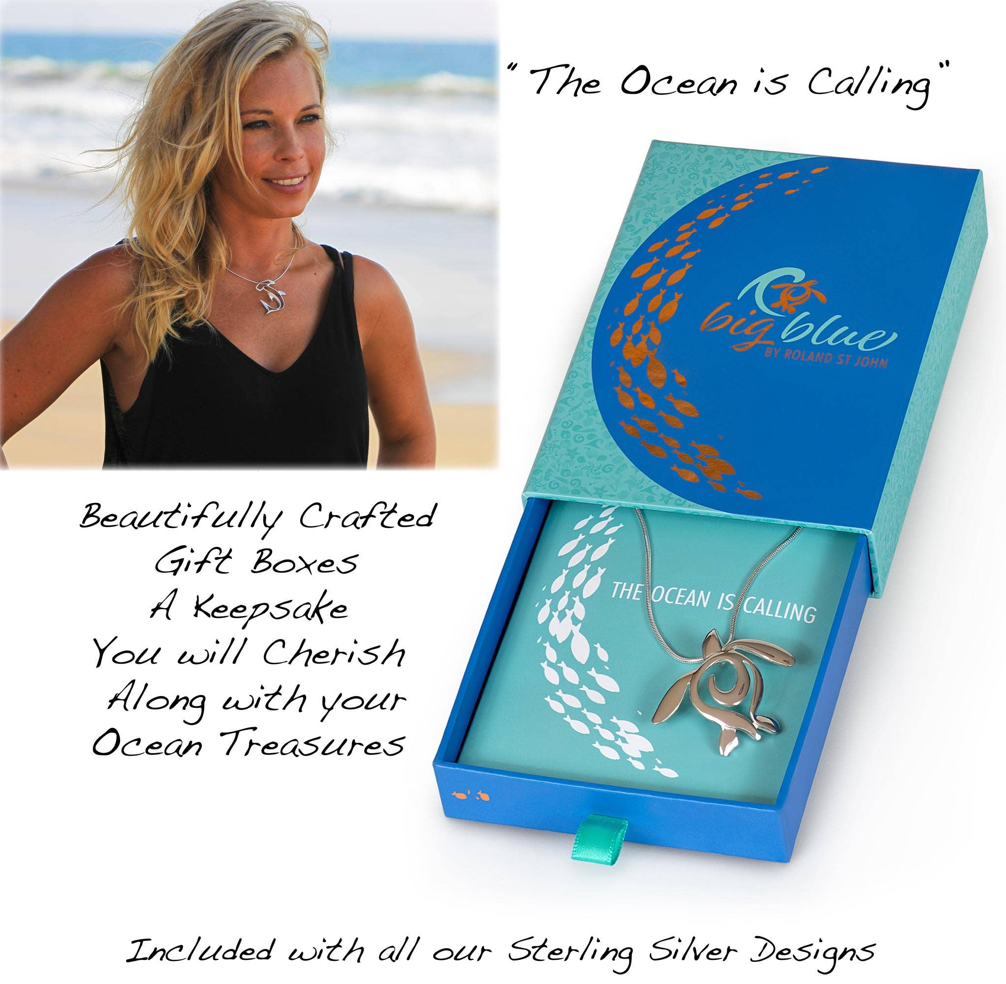 Big Blue by Roland St John - Wholesale Pendant/Charm Necklace - The Hammer/ Hammerhead Shark5