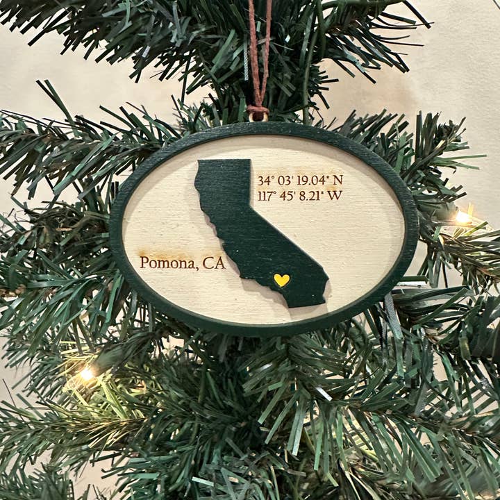 College gift - California State Polytechnic Pomona Ornament for wholesale by Gifts By Grace