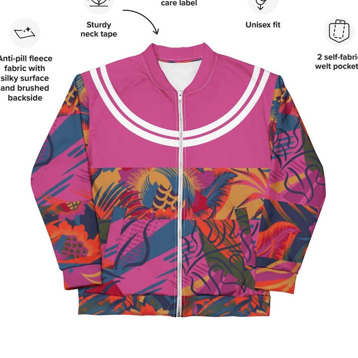 Flashback Unisex Bomberjacka för wholesale av Palet Theory