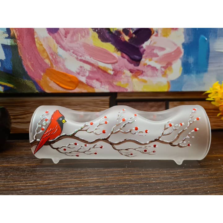 Glass by Iness - Wholesale Candle Holder - Dual Candle Holder - Centerpiece Style5