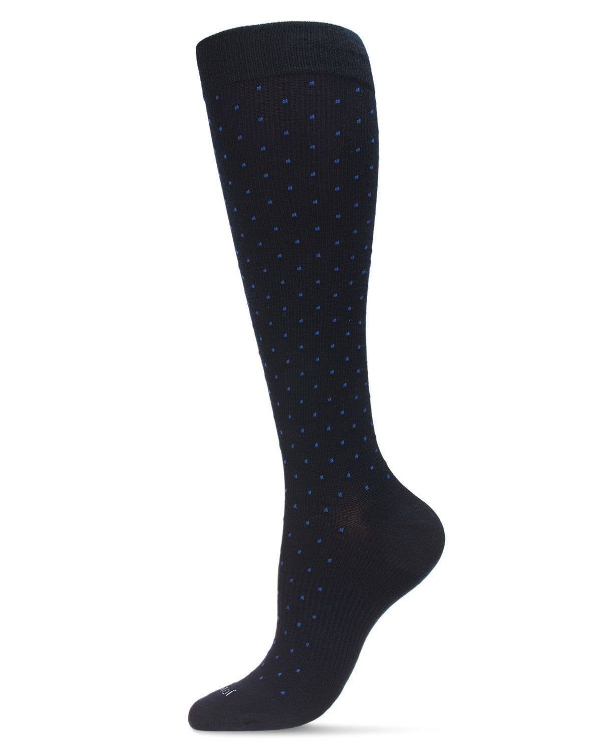 Infinity Classics International Inc. - Wholesale Socks - Unisex - Unisex Swiss Dot 15-20mmHg Graduated Compression Socks7