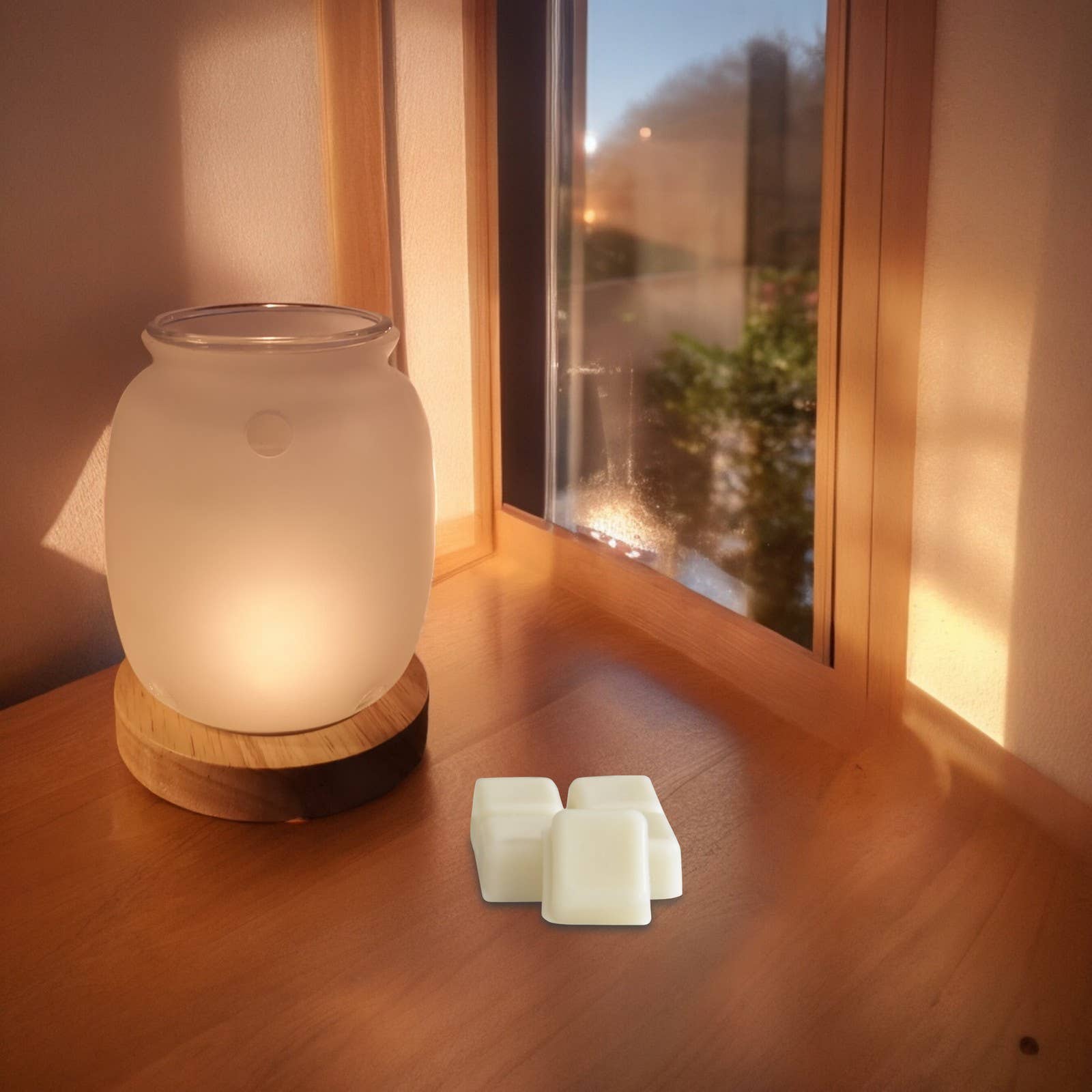 Zen'Arôme - Wholesale Oil Warmer - Scented Wax Burner Inspiration Series Siete - Wood & Glass6