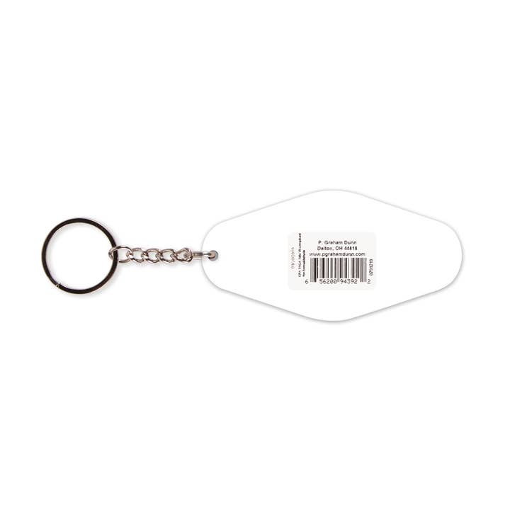 P. Graham Dunn - Wholesale Keychain - Unisex - Probably On My Way To Get Coffee Vintage Engraved Key Chain3
