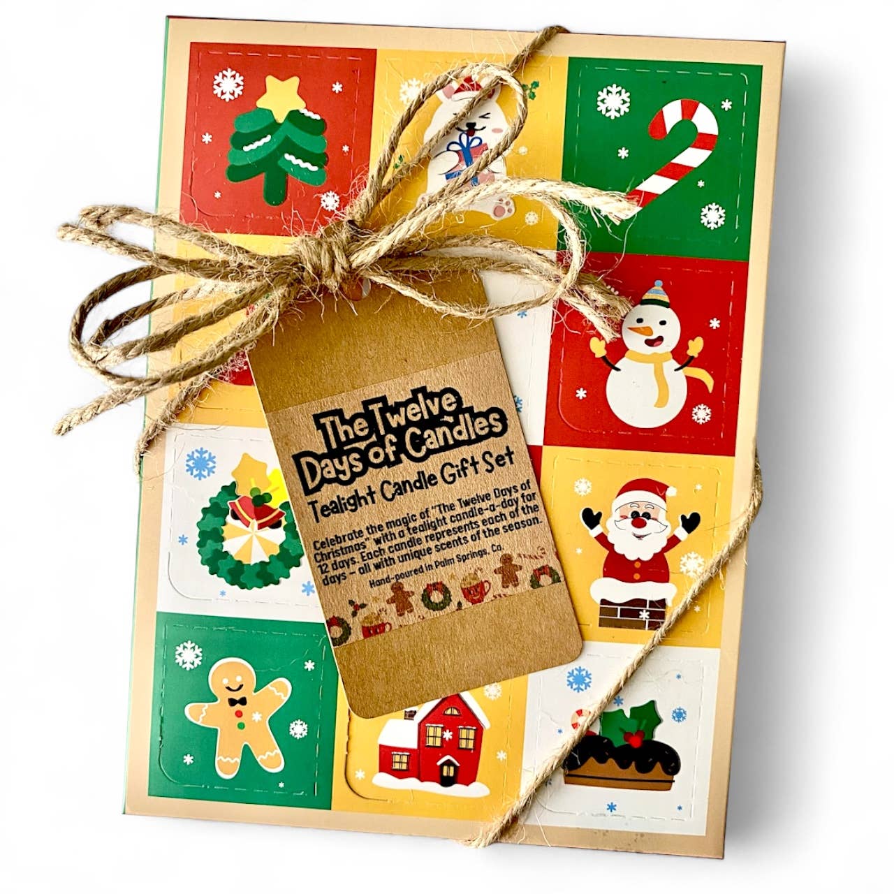 Raven’s Hearth – wholesale Tea light candles – Christmas Tealight Gift Set | 12 Days of Candles 0