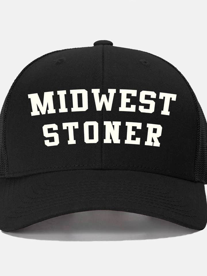 Midwest Stoner - retro trucker hat for wholesale by Hardworking Stoner
