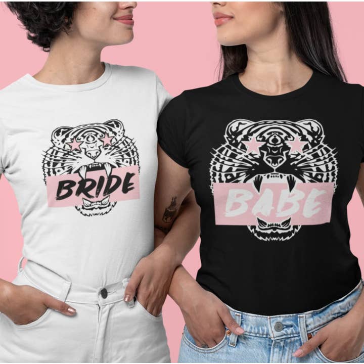 Tiger Bride + Tiger Babe Tee for engroshandel hos Never Knew I Needed