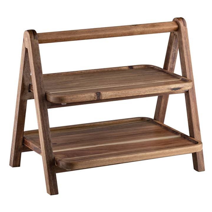 Saml Akacie 2-lags Serveringstårn for engroshandel hos Ladelle Group