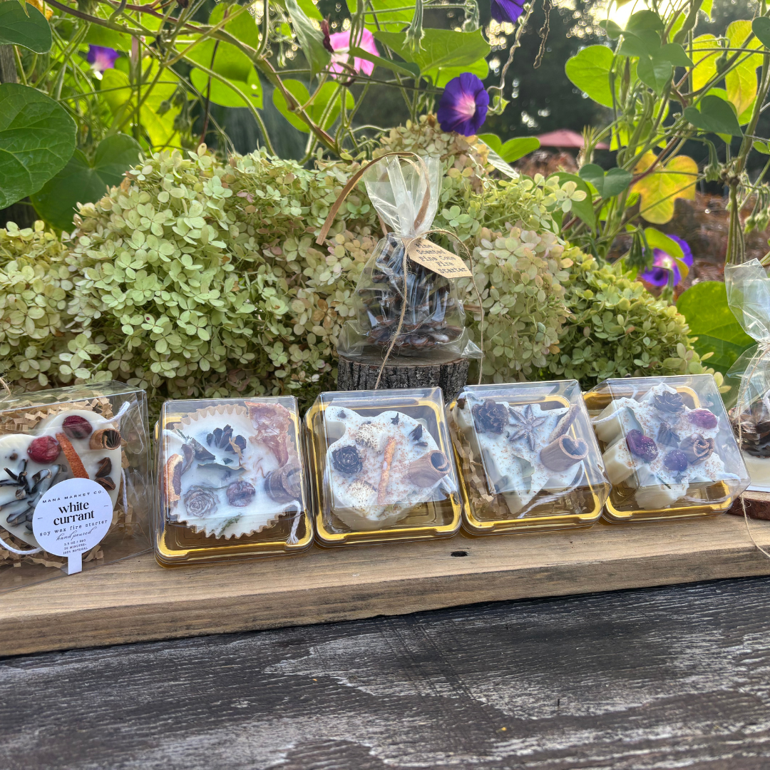 Mana Market Co. - Wholesale Lighter - Snowflake Fire Starter Scented Sachet & Wax Melt9