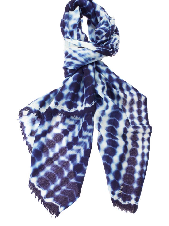 Tie Dye bleu et blanc pour la vente par Tina Sparkle