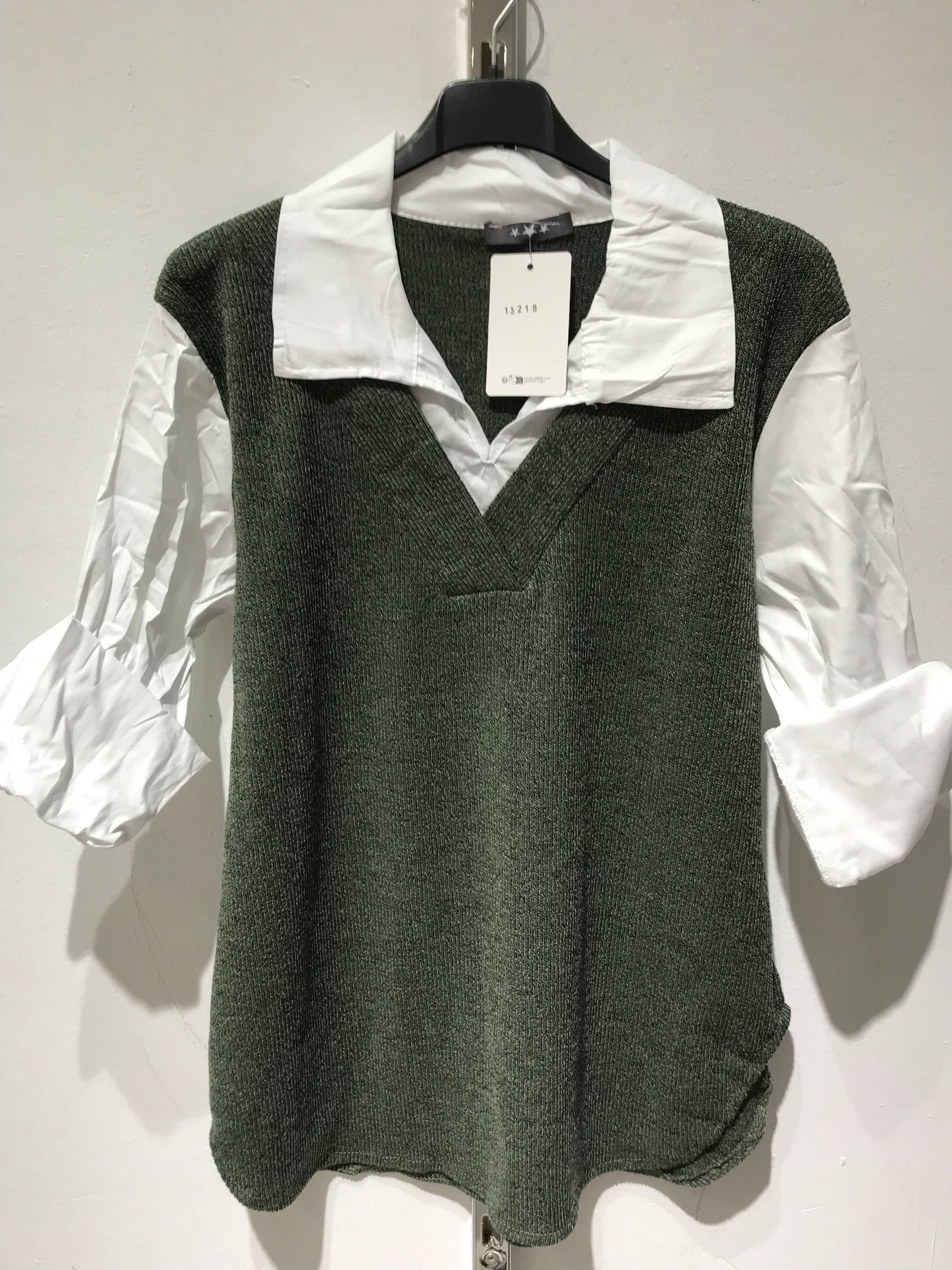 Only Yuan - Wholesale Blouse - Women's - ref13218 blouse with shirt collar11