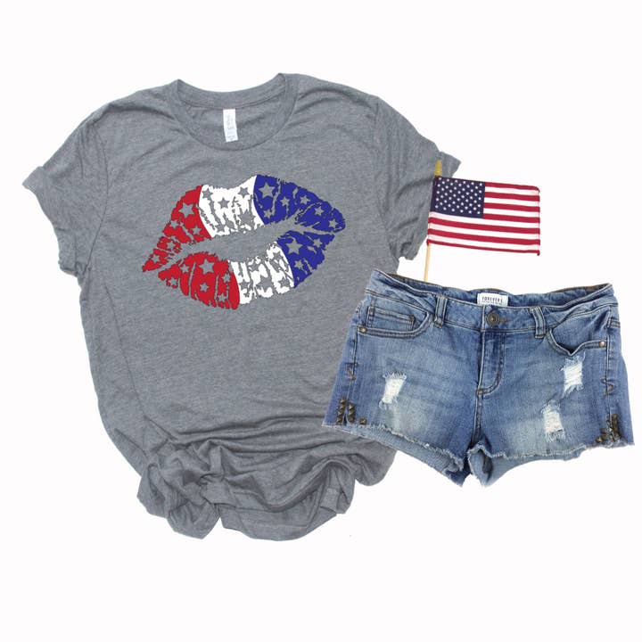 4th of July American Lips - Case T-Shirt for wholesale by Top Crate