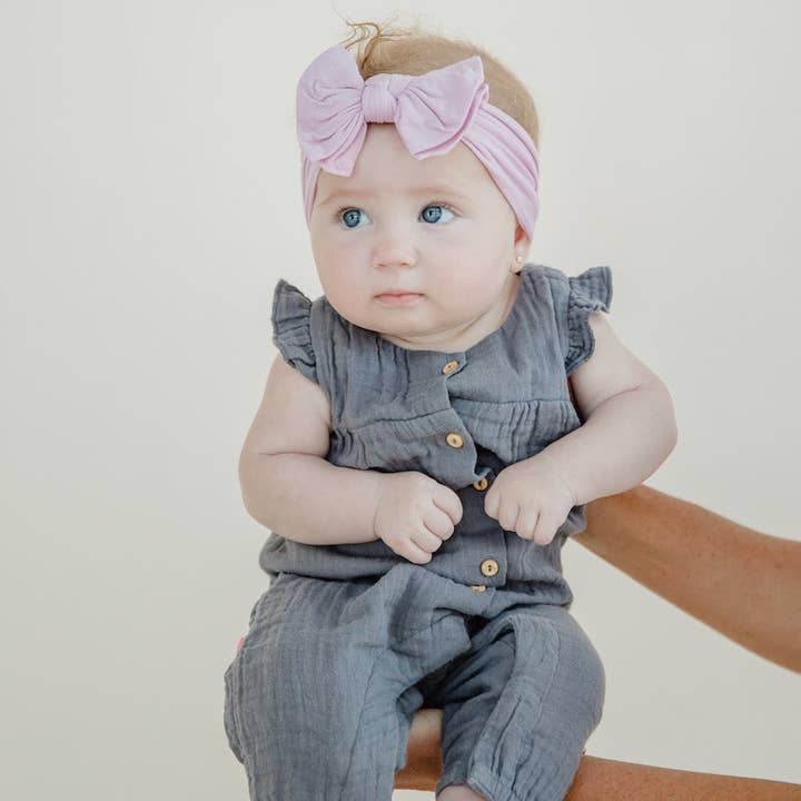 Modern Piggy - Wholesale Hair Bow - Baby - Lavender | Baby Band3