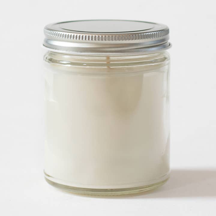 GP Candle Co. - Wholesale Jar/Filled Candle - No Label 7 oz. Candle with Silver Lid - Case of 240