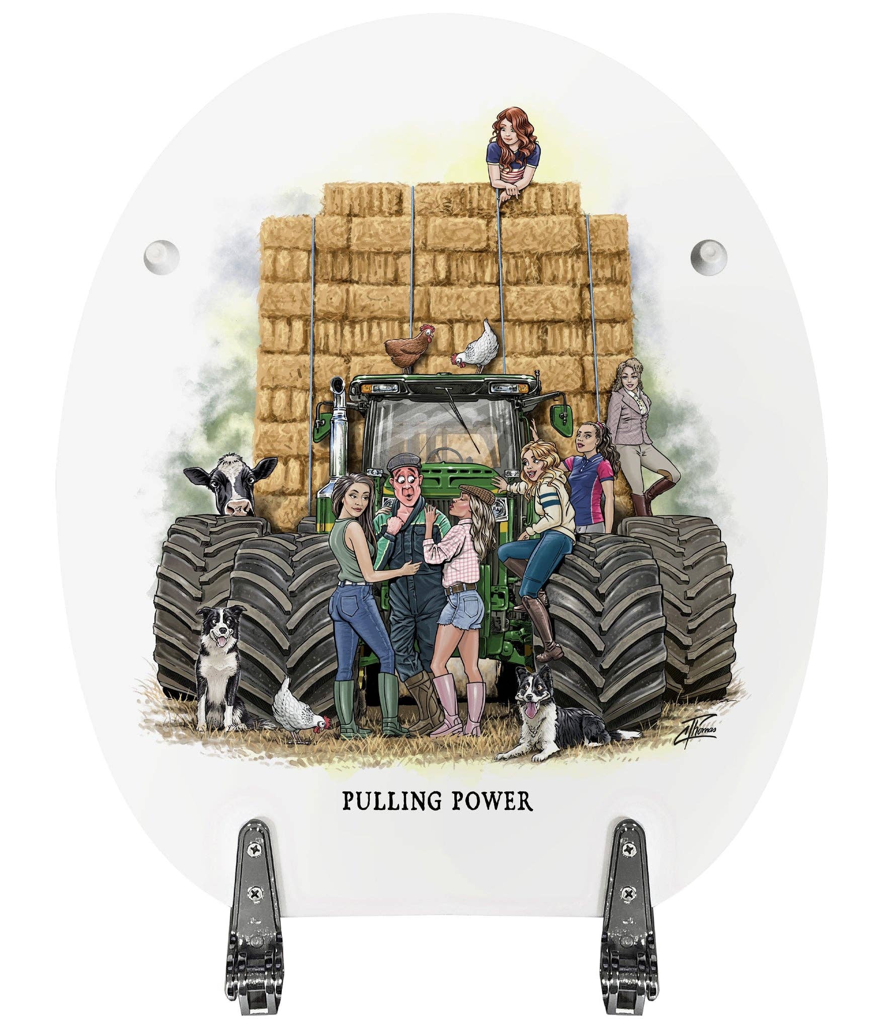 LOOPRINTS - Wholesale Toilet Seat Cover - Soft Close Toilet seat - Tractor Gifts & Farmhouse Decor4