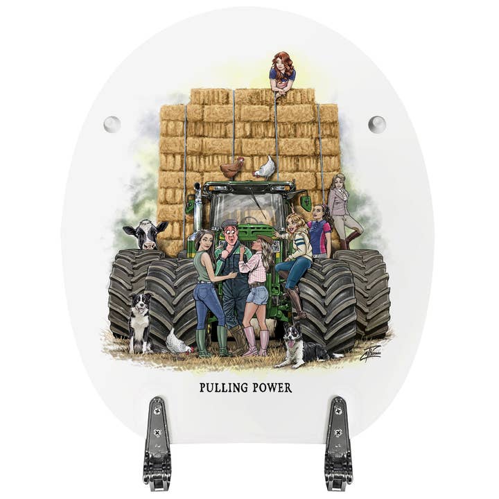 LOOPRINTS - Wholesale Toilet Seat Cover - Soft Close Toilet seat - Tractor Gifts & Farmhouse Decor4