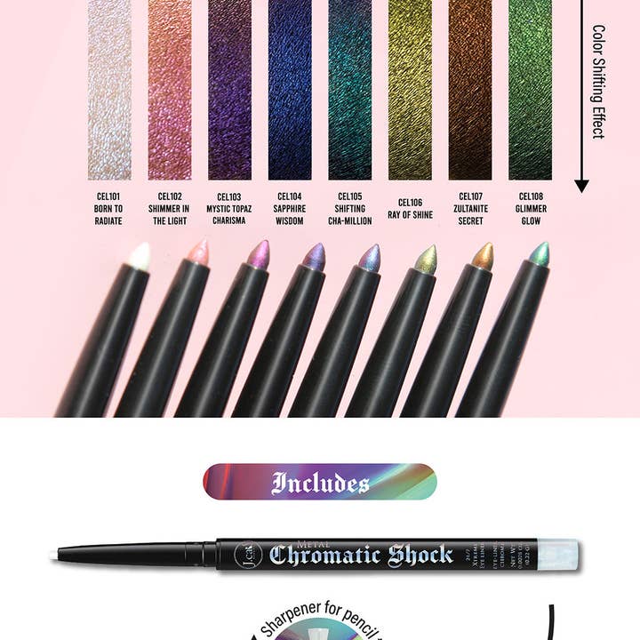 J.Cat Beauty - Wholesale Eyeliner/Pencil - Chromatic Shock 24/7 Xtreme Eye Liner10