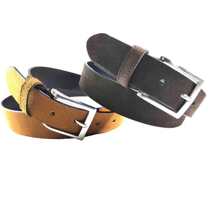 3,5 cm nubuck läderbälte för wholesale av Creaciones Corpas