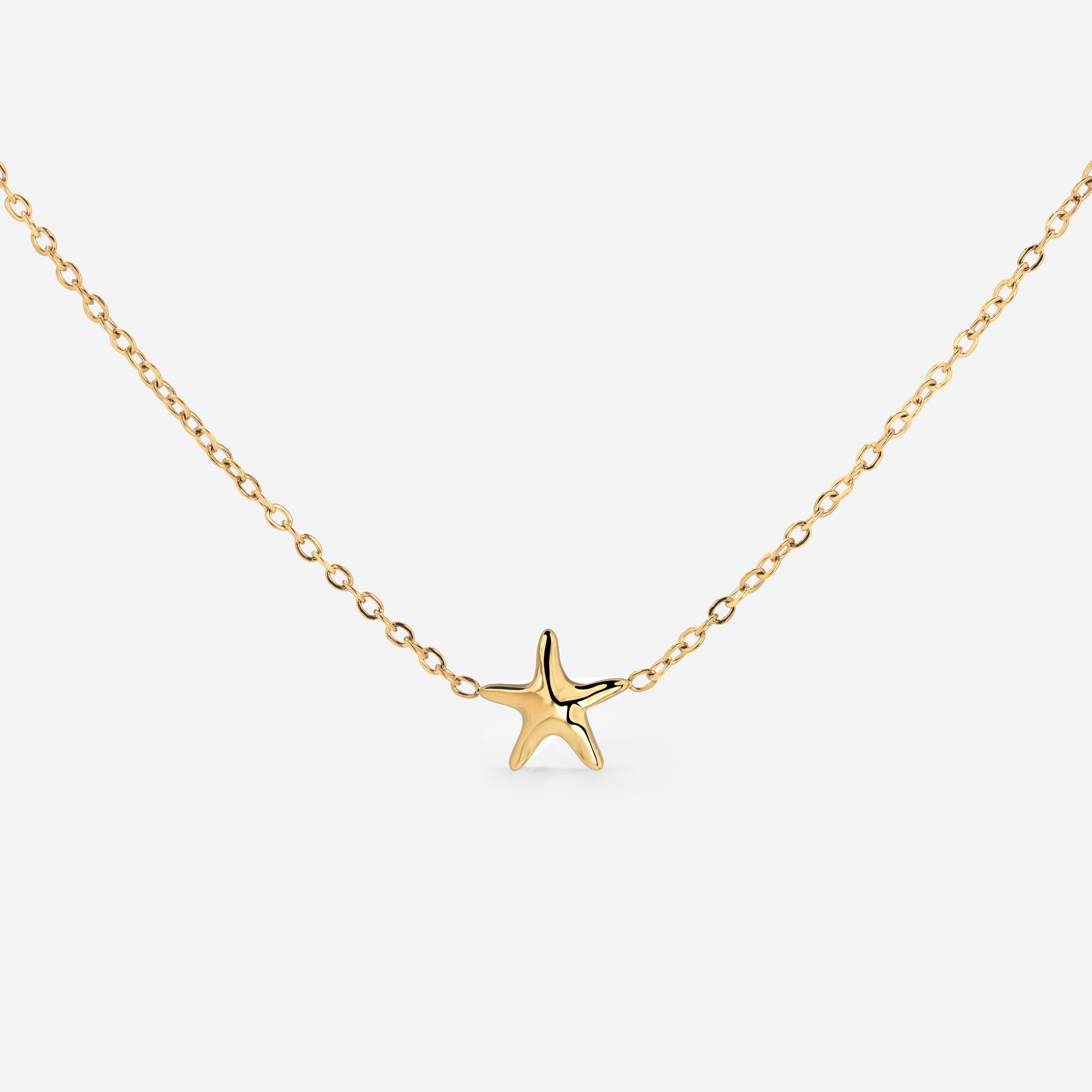 Schmuckkollektiv GmbH - Wholesale Pendant/Charm Necklace - Sea Star Choker Gold0