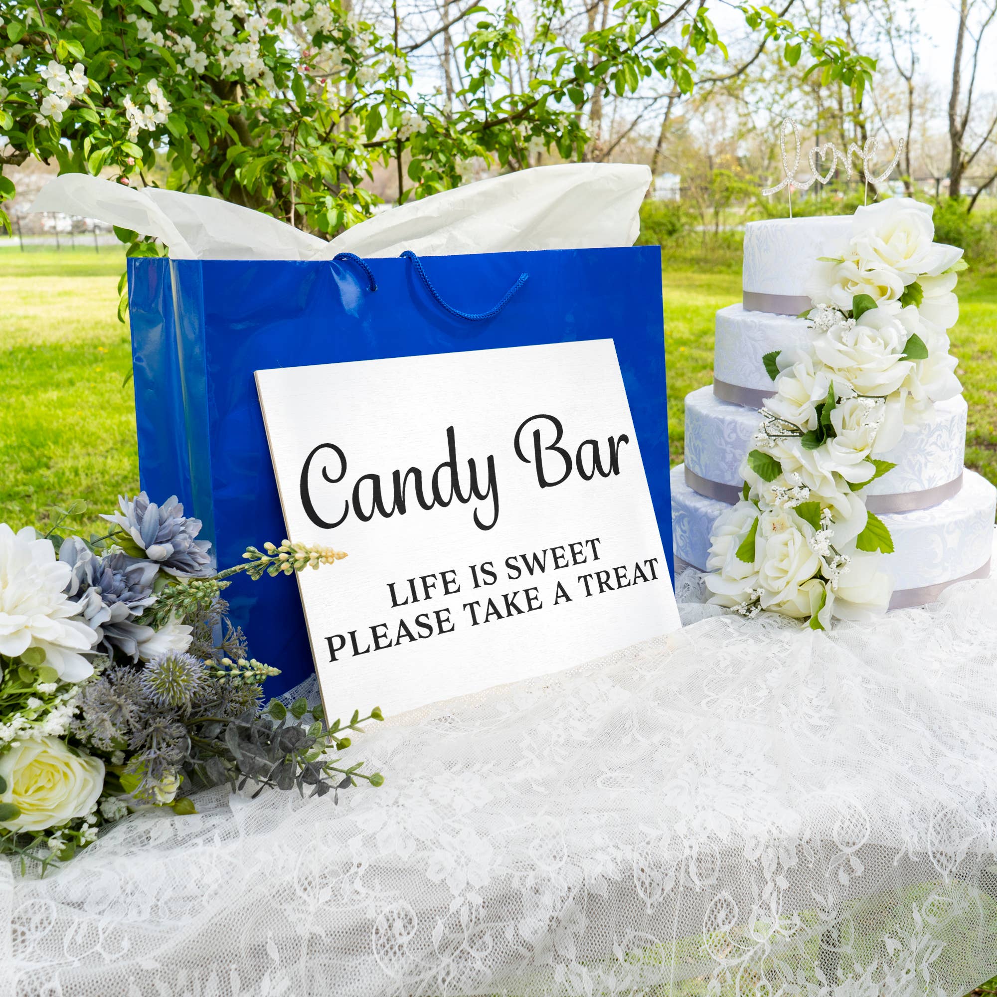 JennyGems - Wholesale Sign - Life Is Sweet! Candy Bar Please Take A Treat™ Wooden Sign6