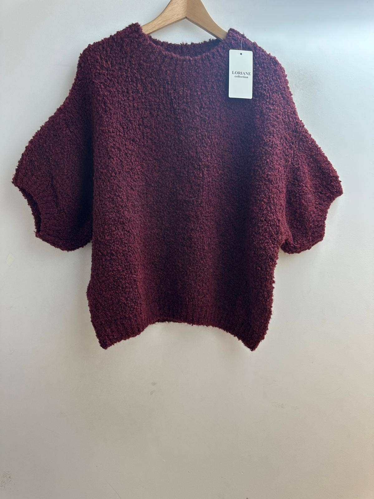 LORIANE - Venta al por mayor Jersey de punto - Mujer - P0170 Jersey grande de lana de alpaca1