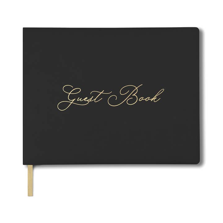 Ebony Elegance Guest Book for wholesale by Studio Oh!
