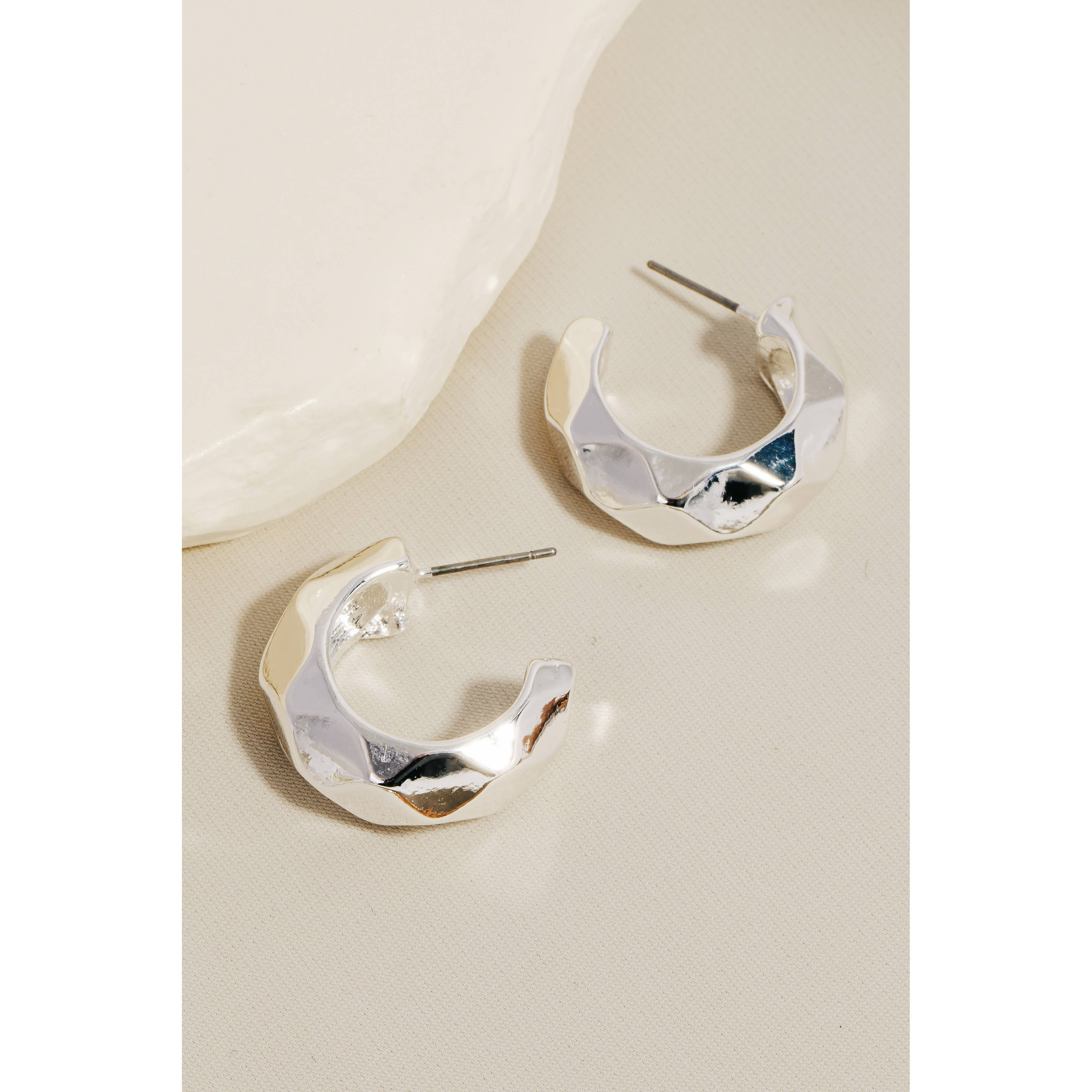 Anarchy Street - Wholesale Hoop Earrings - Geometric Metallic Hoop Earrings2