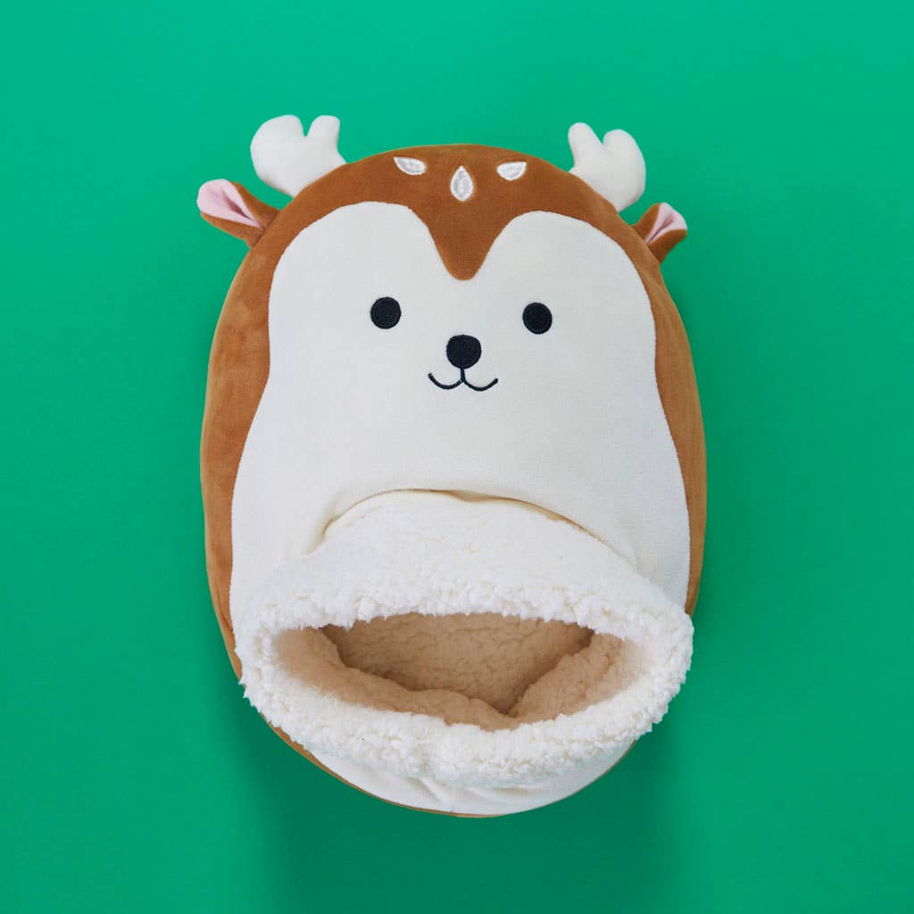 Balvi – Großhandel Hausschuhe – Damen – Balvi Deerling Fußwärmer aus braunem Polyester3