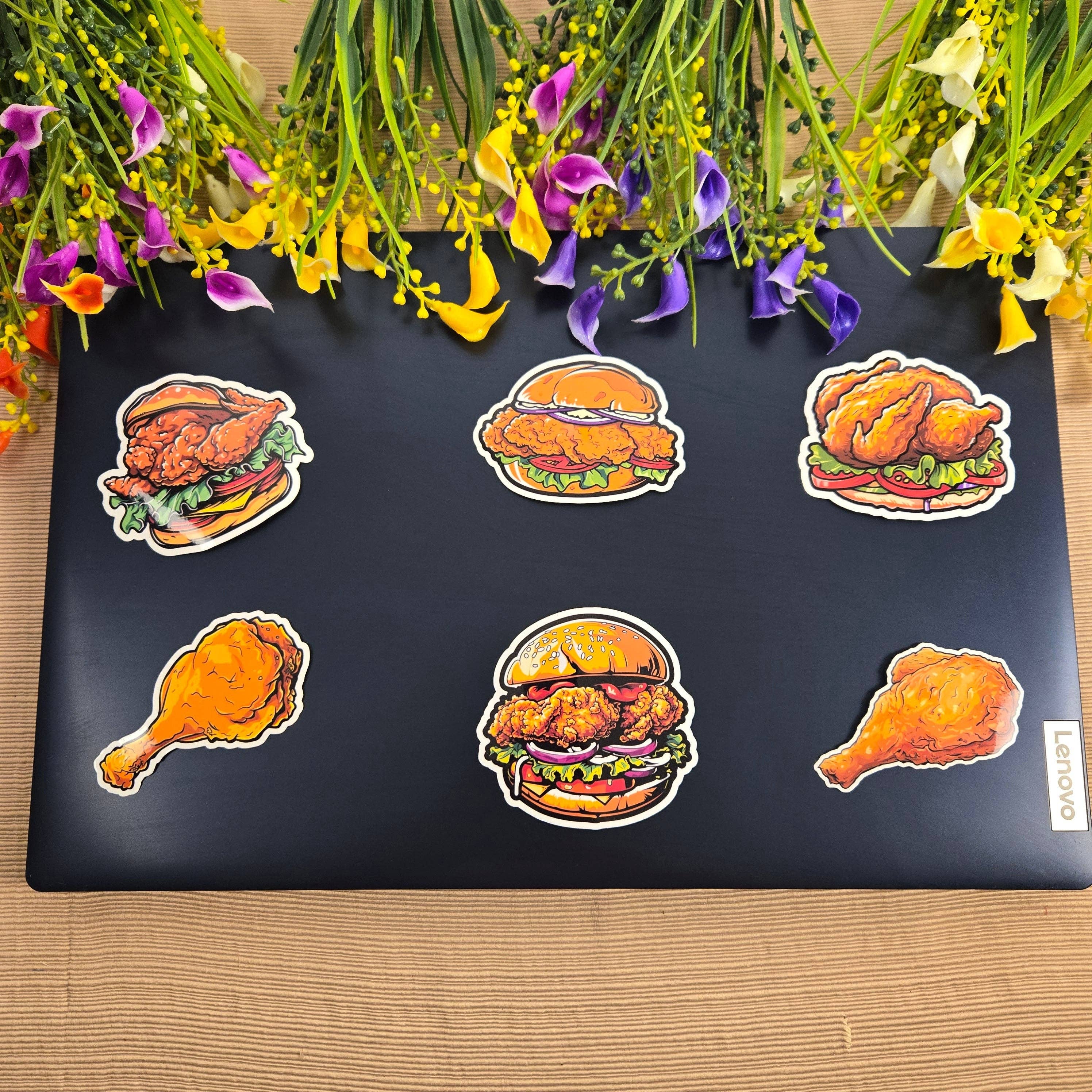 Vegas Custom Creations - Wholesale Sticker - Fried Chicken Stickers0