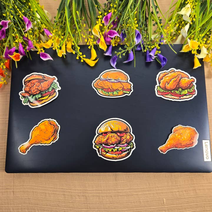 Vegas Custom Creations - Wholesale Sticker - Fried Chicken Stickers