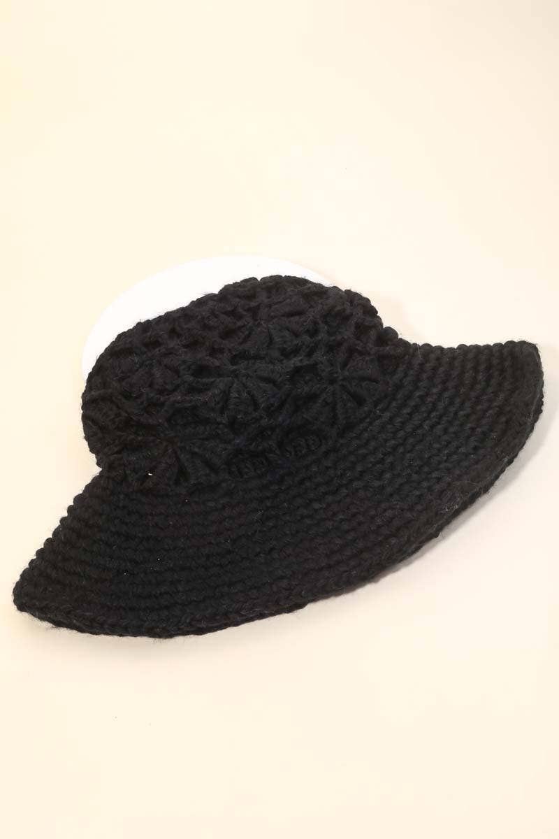 Anarchy Street - Wholesale Bucket Hat - Women's - Crochet Knit Bucket Hat6