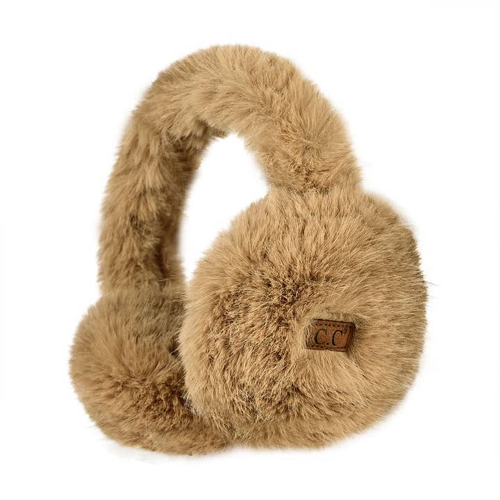 C.C Beanie - Wholesale Earwarmers/Ear Muffs - Women's - Long Faux Fur C.C Earmuff EMS4350