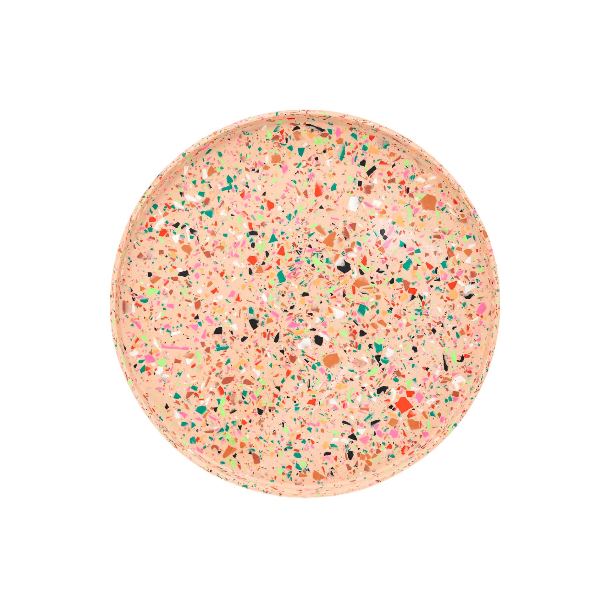 LiZ-e - Wholesale Decoratief bord/schotel/kom - Terrazzo dienblad - Ronde schotel - Presentatieschotel6