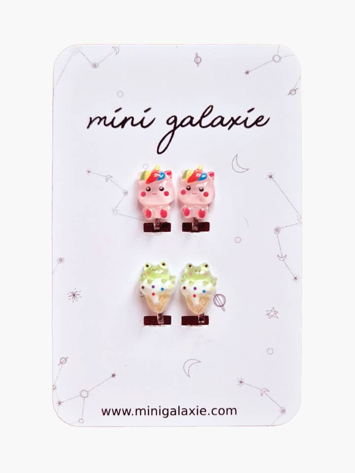 Oorclips Eenhoorns en ijsjes in dierenvorm π voor wholesale door Mini galaxie