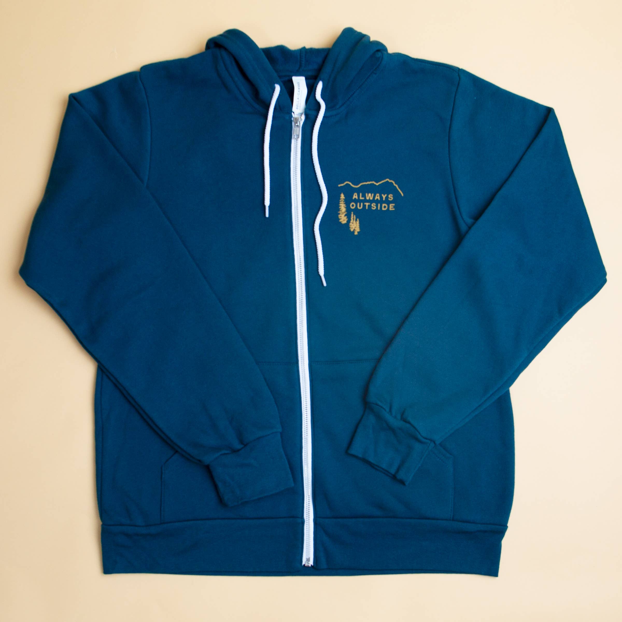 Tender Loving Empire - Wholesale Hoodie - Unisex - Always Outside Hoodie (Deep Teal) 2