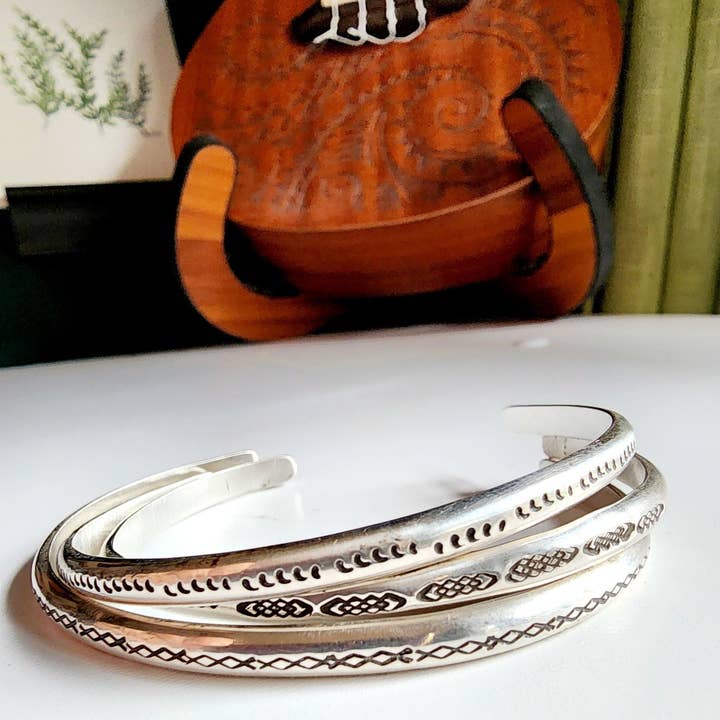 Sterling silver Cuff for wholesale by Nevermore Fine Jewelry