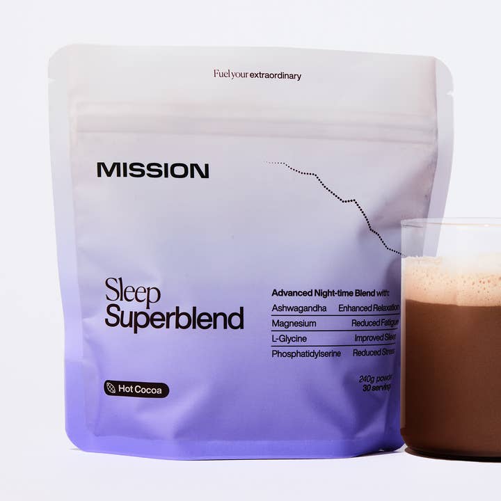 Sleep Superblend with Magnesium, Ashwagandha + L-Glycine for wholesale by MISSION