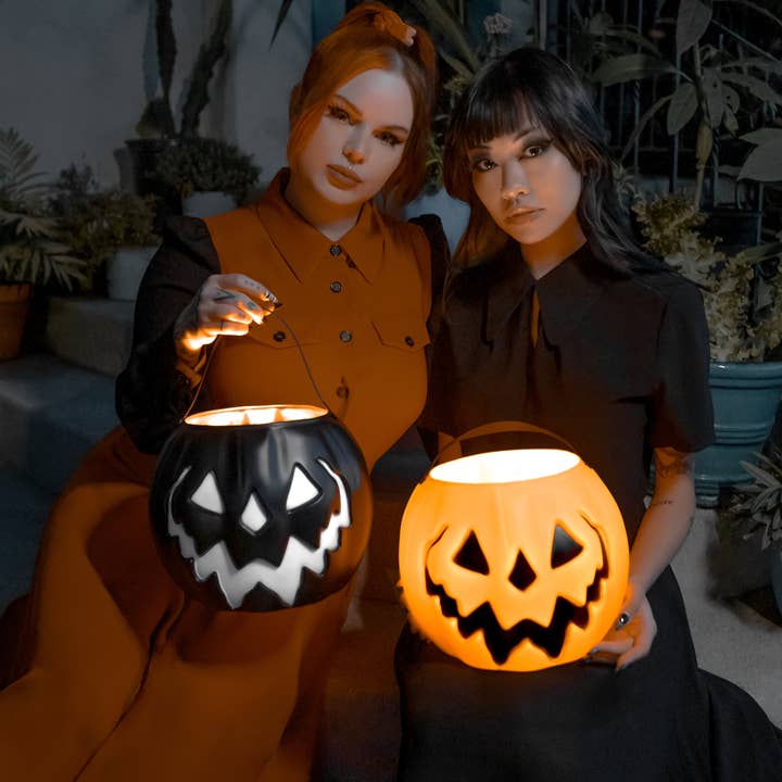 Lively Ghosts - Vendita all'ingrosso Secchi/Secchielli - Secchio per zucca Orange Haunted Hallows13