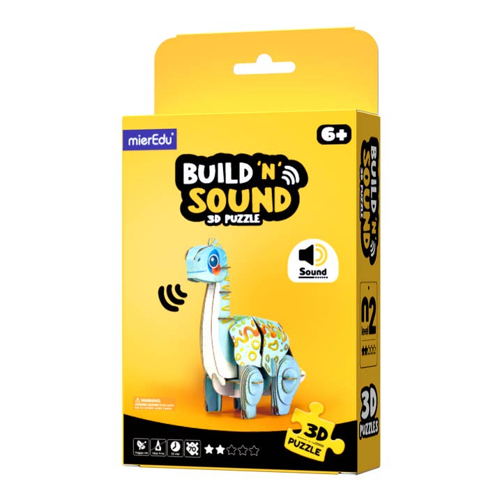 Happy Distribution - Wholesale Puzzle - Kids - POPUZ BUILD 'N' SOUND 3D PUZZLE - Dinosaurs8