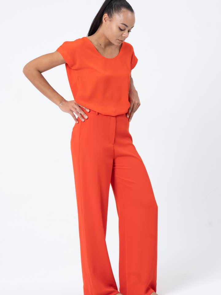 Isabel Byxor Orange för wholesale av You Young