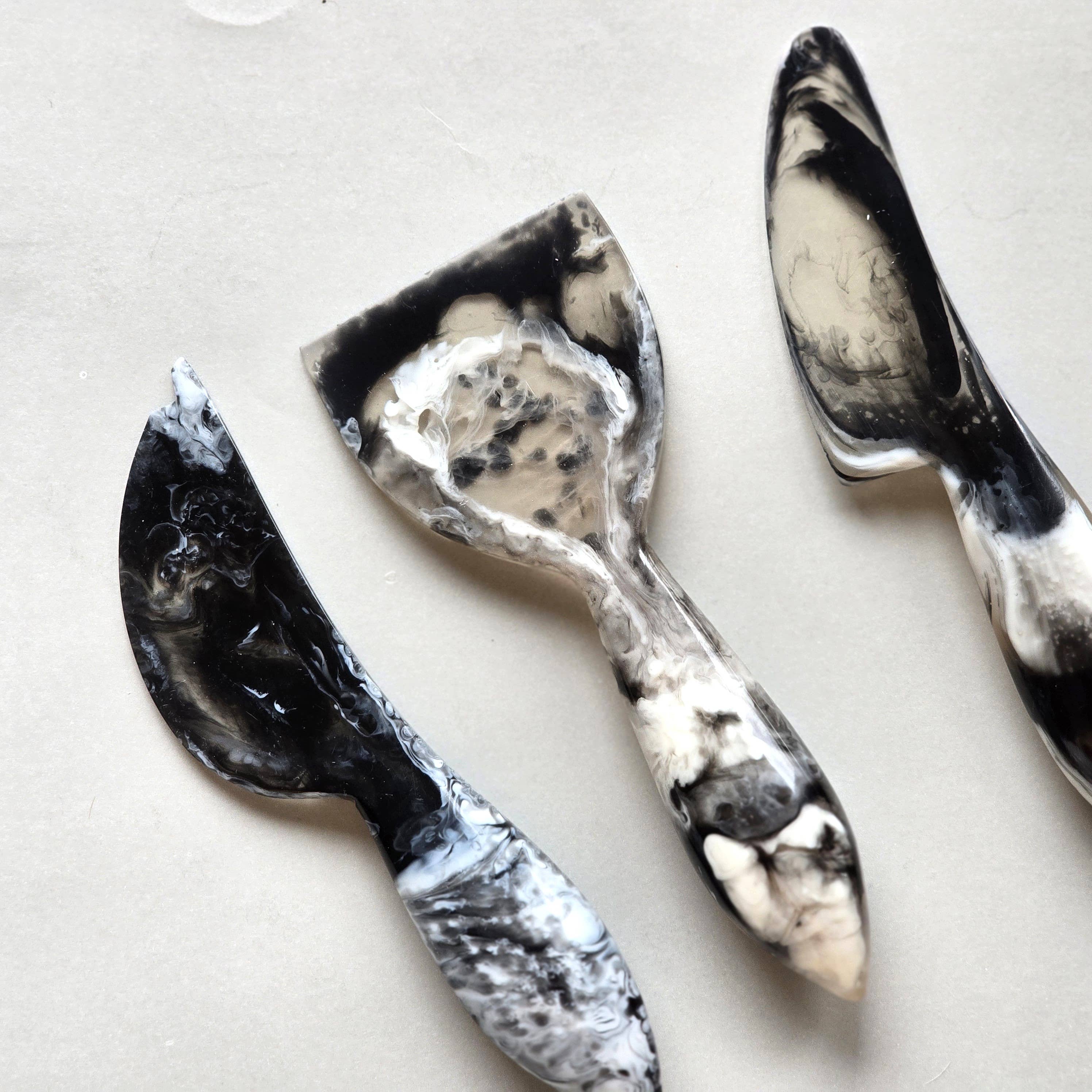 Gibb & Daan – Faca para queijo por atacado – Conjunto de Facas de Queijo de 3 Peças - Ferramentas de Charcutaria em Resina8