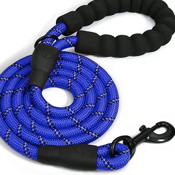 Braided Rope Leash - Navy Blue for wholesale by DOGGY TALES