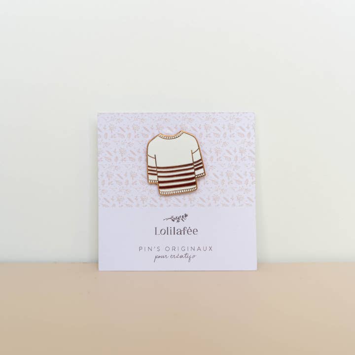 LOLILAFEE - Wholesale Lapel Pin/Button - Pin "Pull Paris-Brest"1