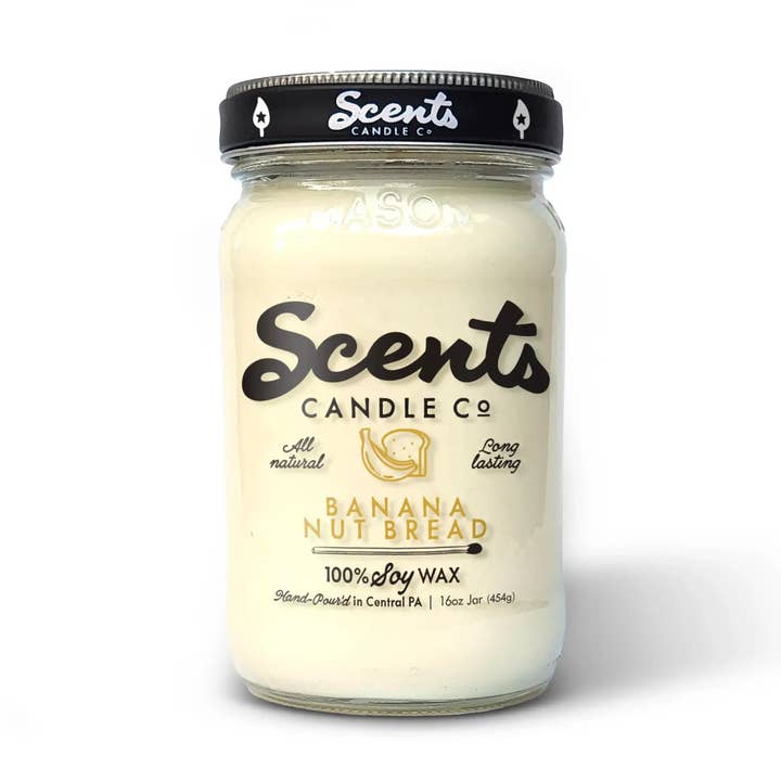 Scents Candle Co. Banana Nut Bread Soy Wax Candles for wholesale by Scents Candle Co