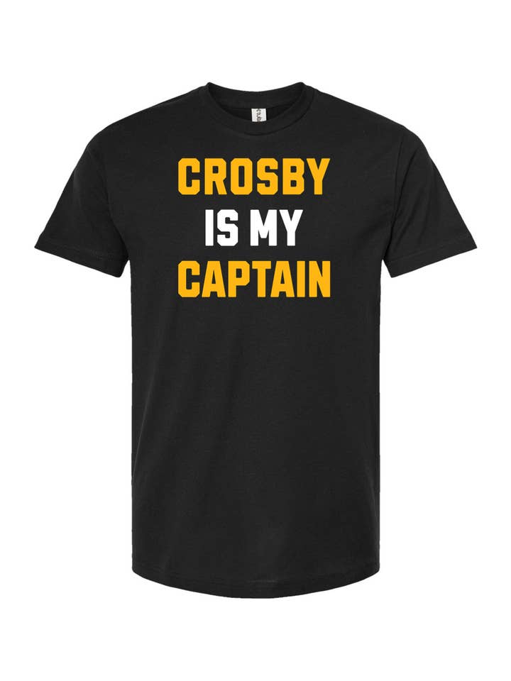 Yinzylvania - Wholesale Screen Printed T-Shirt - Unisex - Crosby is My Captain1