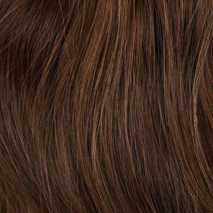 Halo Style Extension - #12-4-6 - Medium Brown W/ Blond Highlights for wholesale by Fortune Wigs