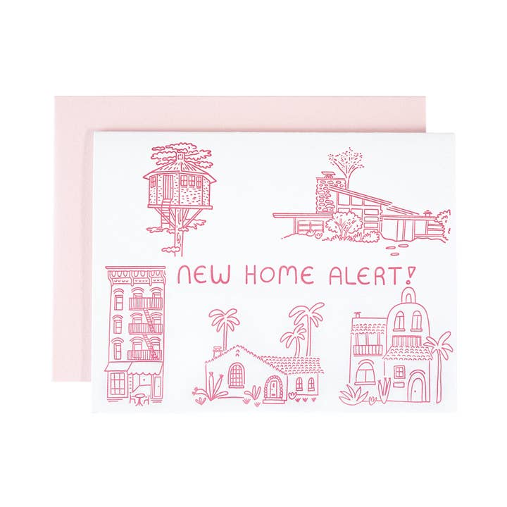 New Home Alert! Housewarming-kaart voor wholesale door Ink Paper Crafts